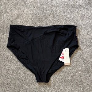 NEW CALIA by Carrie Underwood Black High-Waisted Swim Bottom